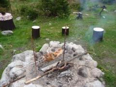 Das Lagerfeuer und Grill