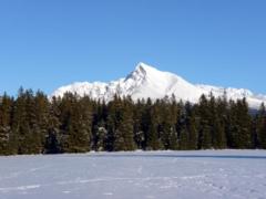 Der Gipfel Krivan - Winter